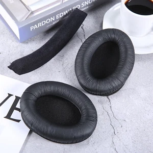 Soft Ear Pads Headband Fit for Sennheiser Game ONE Game ZERO HD380 Headset Black - Picture 1 of 13