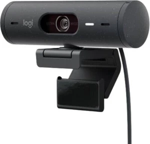 Logitech - Brio 500 1920x1080p Webcam with Privacy Cover - Graphite - Afbeelding 1 van 6