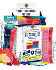 Electrolytes Powder Packets No Sugar - 4 Delicious Flavors in Hydration Packets 