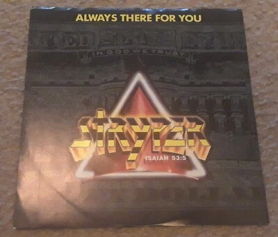 Stryper: Always There For You 1988 Enigma Records 7" Single Vinyl EX Hair Metal  - Image 1 of 4