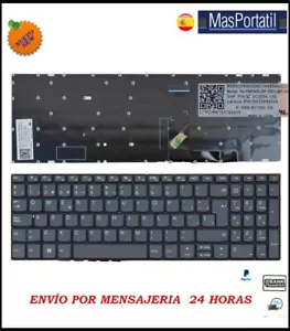 TECLADO ESPAÑOL NUEVO PORTATIL LENOVO IDEAPAD S145-15IWL 9Z.NCSSN.10S TEC10 - Imagen 1 de 1