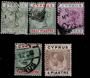 Cyprus QV & KGV (5) (#592) - Picture 1 of 1