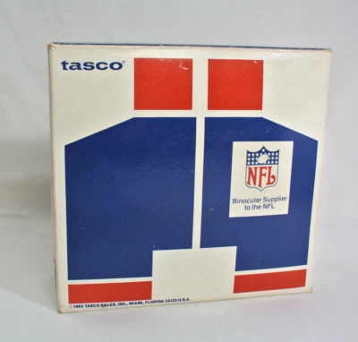  Binoculares Tasco 7x35 mm totalmente recubiertos 304 con estuche y caja original de colección 1982 OB Foto 1 de 4