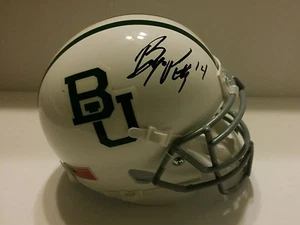  Baylor Bryce Petty signierter Minihelm mit Echtheitszertifikat - Bild 1 von 1