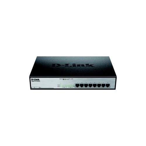 D-Link DGS-1008MP 8 Ports Ethernet Switch 8 Network Twisted Pair 2 Layer - Image 1 of 1