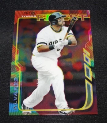 2014 Finest PEDRO ALVAREZ #72 Red Refractor Insert/25 Pittsburgh PIRATES Orioles - Image 1 of 2