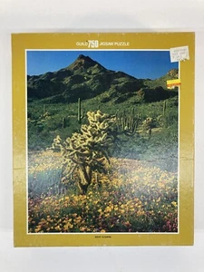Whitman 750 piece Puzzle “Desert Blooming” NEW Sealed Vintage - Picture 1 of 6