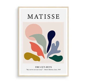 Matisse Art Print Poster, Matisse Cut Outs, Matisse Art Papiers de Coupes Multi2 - Bild 1 von 6
