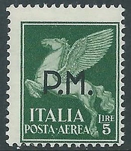 1924 REGNO POSTA MILITARE POSTA AEREA 5 LIRE MNH ** - E93 - Imagen 1 de 1