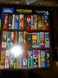 White Mountain 1000 Pieces Jigsaw Puzzle Fictions Books NIB - Picture 1 of 2