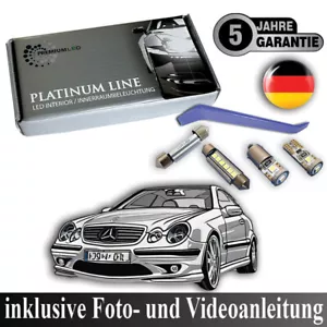 LED Innenraumbeleuchtung Mercedes W209 CLK Innenbeleuchtung Innenlicht Set A209 - Bild 1 von 11