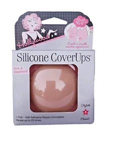 HOLLYWOOD FASHION SECRET Silicone Cover Ups Medium Shade Can Use up to 25 times - Picture 1 of 4