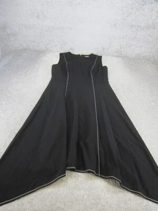 DKNY Shift Dress Womens 12 Black Sleeveless Stretch Back Zip NEW - Picture 1 of 9
