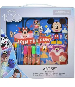 Juego de 100 arte Disney - Kit de arte para niños de 50 piezas con marcadores y pegatinas - Imagen 1 de 1