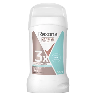 Rexona Women Maximum Protection Deo Stick 96h Antitranspirant 3x Schutz 50 ml - Bild 1 von 4