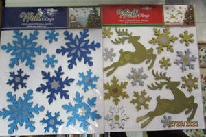 WALL CLINGS-SELF ADHESIVE WALL DECOR...12.4" X 12" - Picture 1 of 3
