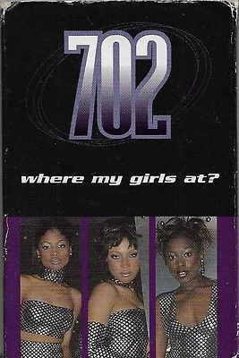 702 ‎Where My Girls At? CASSETTE SINGLE Hip Hop RnB/Swing Motown ‎TMGCS1500  - Image 1 of 3