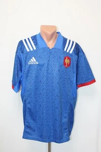 France Rugby Shirt Jersey Camiseta Adidas 2017 2018 Home Adults Men Blue Size XL - Picture 1 of 12