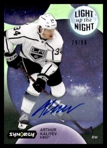 2022-23 Upper Deck Synergy Light Up the Night Arthur Kaliyev #LN-AK Green /99 - Picture 1 of 2