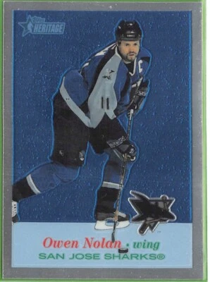 2001-02 Topps Heritage Refractors #47 Owen Nolan /558 - Image 1 of 2