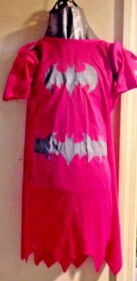 Batgirl Youth Costume Superhero SZ Medium Pink 4 piece set  Bat Girl Super Hero - Image 1 of 4