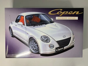 RARE AOSHIMA 1:24 DAIHATSU COPEN ULTIMATE EDITION MODEL & PLASTIC KIT AOS-39021 - Picture 1 of 3