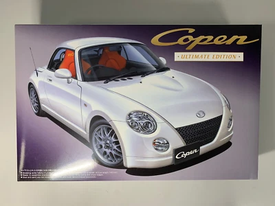 RARE AOSHIMA 1:24 DAIHATSU COPEN ULTIMATE EDITION MODEL & PLASTIC KIT AOS-39021 - Image 1 of 3