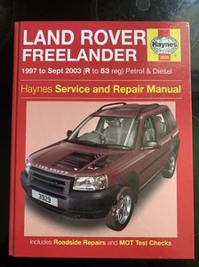 LAND ROVER FREELANDER (Petrol & Diesel) 1997-2002 R reg on Haynes (3929) - Picture 1 of 4