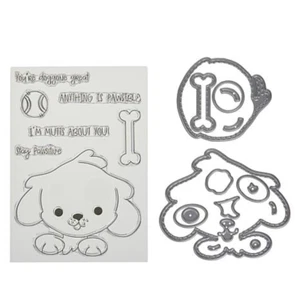 New LDRS Creative Adorable Puppy Dog Stamp Die - Doggone Great - Picture 1 of 4