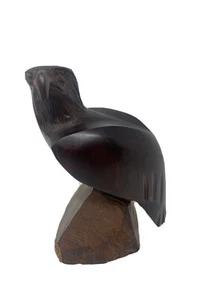 Vintage Hand Carved Desert Ironwood  Bald Eagle Mid Century Modern  - Picture 1 of 11