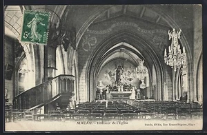 AK Macau, Innenraum der Kirche 1911 - Bild 1 von 2