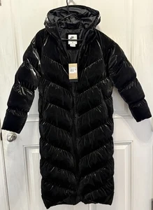 NWT $400 Nike Windpuffer Therma-FIT Loose Hooded Shine Parka WOMEN'S SIZE XS - Picture 1 of 12