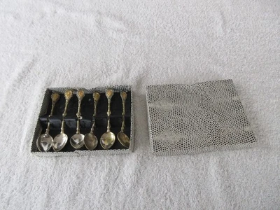 Set Of Six~ Vintage  Italian Demitasse  Spoons~ Made In Italy - Image 1 of 4