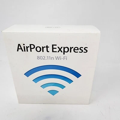 Apple AirPort Express Base Station 1st gen A1264 802.11n WiFi Router Open Box - Image 1 of 4