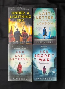Lot Of 4 Pam Lecky Books Her Secret War 1-3 From London Last Betrayal Lightning - Bild 1 von 16