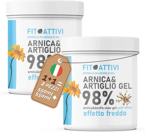 Arnica E Artiglio Del Diavolo Forte 2X550Ml Effetto Freddo 98% Arnica per Cavall - Foto 1 di 12