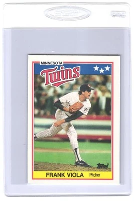 1988 Topps UK Minis Frank Viola #82 - Image 1 of 2