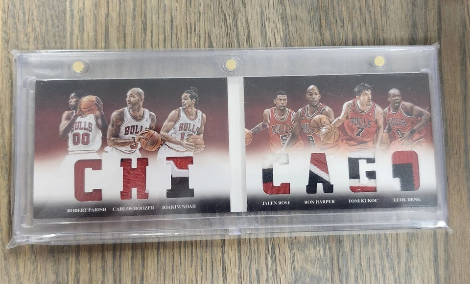 2012-13 Panini Preferred Chicago Bulls Patch Booklet /25 Prime Noah Rose Harper - Image 1 of 4