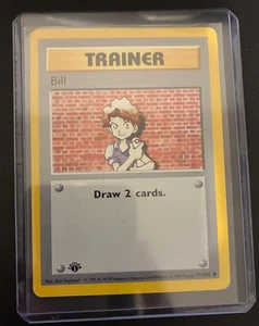 Pokemon Cards Base Set 1st Edition Common: Bill 91/102 1999 Original - Picture 1 of 10