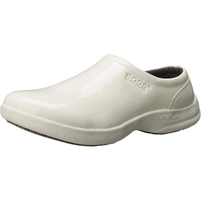 Zapatos zuecos BOGS para mujer talla 7 blancos Ramsey charol Foto 1 de 4