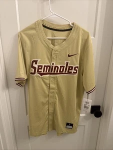 Florida State Seminoles Baseball Jersey Men's Large Full Button Vapor Elite NWT - Picture 1 of 4