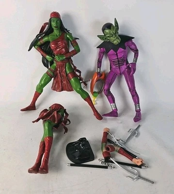 Nuevo paquete de 2 figuras de acción Marvel Select SKRULL ELEKTRA 2008 exclusivo de SDCC Foto 1 de 4