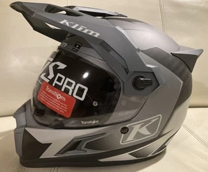 Klim Krios Pro Dual Sport Helmet, ChargerGrey - Medium - NEW - Picture 1 of 11