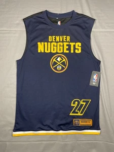 Denver Nuggets Nikola Jokic #27 NBA Jersey Men's Medium Navy Blue - Picture 1 of 4