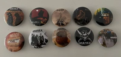Marea Lote Chapas Portadas Button Badges Discos LP - Imagen 1 de 3