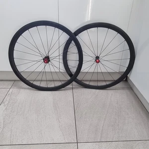 RUEDAS TUBULARES DE CARBONO 11 VELOCIDADES SHIMANO 40mm JUEGO DE RUEDAS BICICLETA CICLISMO 700C FOURIERS - Imagen 1 de 18