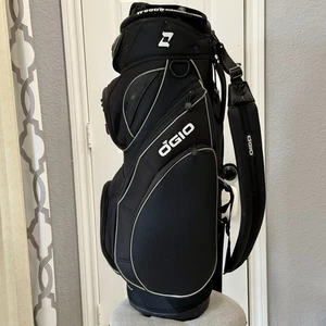 Bolsa de transporte de golf Ogio Woode 7 vías gris y negra - Imagen 1 de 12