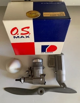 NEW in Box OS Max 40 FP  13331 Plane Engine Muffler Prop and Du-Bro Fuel Tank - Image 1 of 4