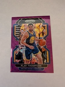Panini Prizm 2021-22 - Klay Thompson #92 Purple Wave Prizm - Imagen 1 de 2