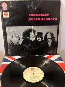 BLACK SABBATH Paranoico FIRST PRESS 1971 MEXICO 12" LP Hard Rock Ozzy Osbourne - Picture 1 of 10